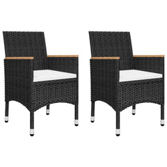 Dining Set Black, Cream White