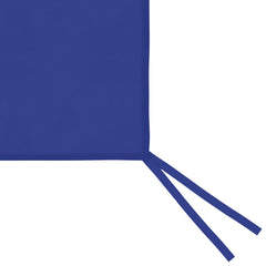Blue gazebo sidewall in polyester with clear PVC windows, sized 19.7 feet by 6.6 feet.