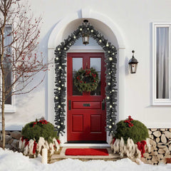 Garland Black PVC 32.8 Feet Christmas Garland Other