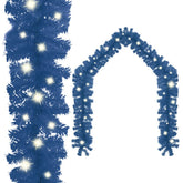Garland Blue PVC 32.8FT Christmas Garland Other