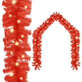 Garland Red PVC 16.4 feet long Christmas Garland Other