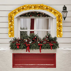 Garland Gold PVC Large Gold Christmas Garland Other
