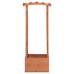 Trellis Planter with Arch 19.3x15.4x46.1 Firwood