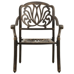 Bistro Set Bronze Cast aluminum Medium Durable Bistro Set