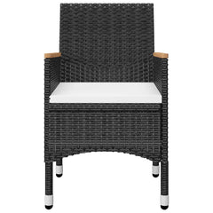 Dining Set Black, Cream White