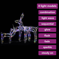 Christmas Light Display Multicolored PVC, Steel Medium