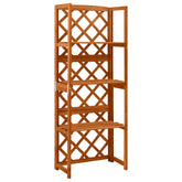 Trellis Natural wood Solid fir wood Medium Shelving Trellis
