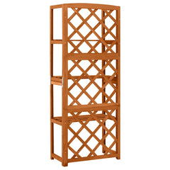 Trellis Natural wood Solid fir wood Medium Shelving Trellis