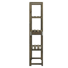 Trellis Gray Solid fir wood 21.7x11.8x55.1 in Shelving Trellis