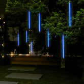 Meteor Light Set of 8 Blue Plastic 19.7 in tubes Meteor Light