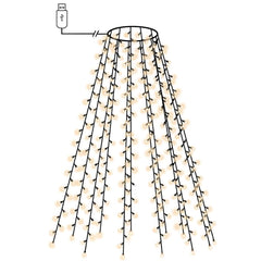 Tree Light Cold white PVC Fits 59.1 in trees Decorative Inlays