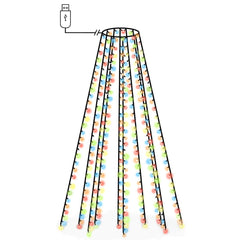 Tree Light Colorful PVC Extra Tall Colorful