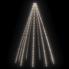 Net of 400 cold white LEDs designed for 157.5-inch Christmas trees.