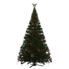 Tree Light Blue, Dark Green PVC 197 in Water-resistant