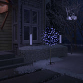 Christmas Tree Blue Plastic, Metal Medium Christmas Tree Other