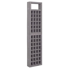 6-Panel Room Divider/Trellis Solid Fir Wood Gray 95.5x70.9
