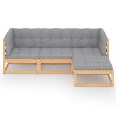 Garden Lounge Set Grey