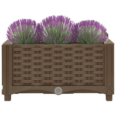 Raised Bed Brown Polypropylene Medium Durable Raised Bed