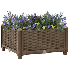 Raised Bed Brown Polypropylene Medium Durable Raised Bed