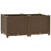 Raised Bed Brown Polypropylene Medium Durable Raised Bed