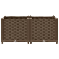 Raised Bed Brown Polypropylene Medium Durable Raised Bed