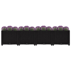 Raised Bed Black Polypropylene Large Durable Outdoor Planter