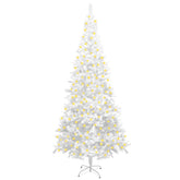 Artificial Christmas Tree White PVC, Steel Large