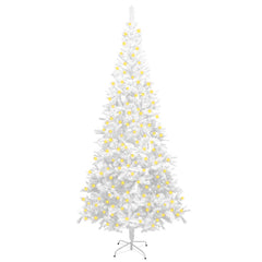 Artificial Christmas Tree White PVC, Steel Large