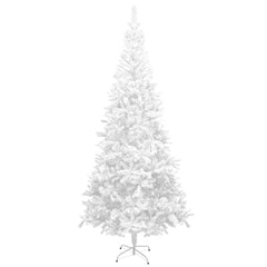 Artificial Christmas Tree White PVC, Steel Large