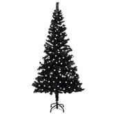 Artificial Christmas Tree Black PVC, steel Extra Tall