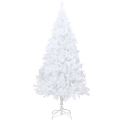 Artificial Christmas Tree White PVC, Steel Large Ornaments