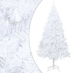 Artificial Pre-lit Christmas Tree with Ball Set White 47.2 PVC