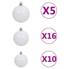 Artificial Christmas Tree with Stand 94.49 x 49.21 in