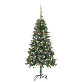 Artificial Pre-lit Christmas Tree with Ball Set 59.1