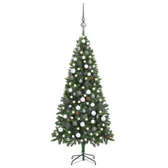 Artificial Pre-lit Christmas Tree with Ball Set Pine Cones 70.9