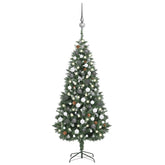 Artificial Pre-lit Christmas Tree with Ball Set Pine Cones 70.9
