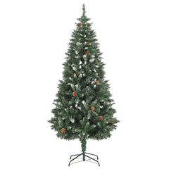 Artificial Pre-lit Christmas Tree with Ball Set Pine Cones 70.9