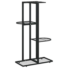 Plant Stand Black Metal Medium Plant Stand Rectangular