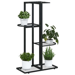 Plant Stand Black Metal Medium Plant Stand Rectangular