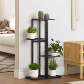 Plant Stand Black Metal Medium Plant Stand Rectangular