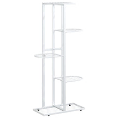 Plant Stand White Metal Shelving Plant Stand Rectangular