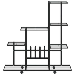 Plant Stand Black Powder-coated metal 37.2 in x 9.8 in x 36.4 in