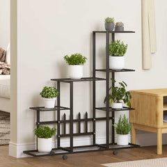Plant Stand Black Powder-coated metal 37.2 in x 9.8 in x 36.4 in