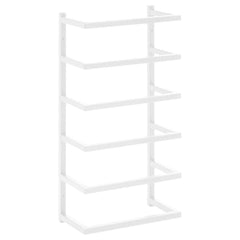 Towel Rack White Steel Towel Rack Rectangular Modern