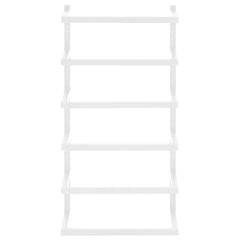 Towel Rack White Steel Towel Rack Rectangular Modern