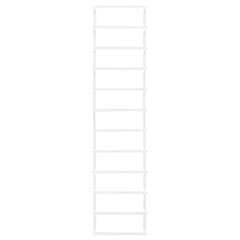 Towel Rack White Steel 9.4 in x 4.7 in x 37.8 in Towel Rack