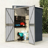 Garden Shed Anthracite Galvanized steel, metal Large Garden Shed