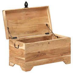 Storage Chest Natural wood Solid acacia wood Medium Storage