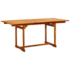 Garden Dining Set Natural Wood Solid Acacia wood Medium