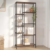 Book Shelf Light brown and black Engineered wood, steel